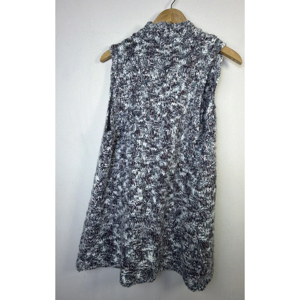 Chico's 1 Women's medium 10 Cardigan vest Sweaters Sleeveless Tops bohemian - Picture 8 of 12